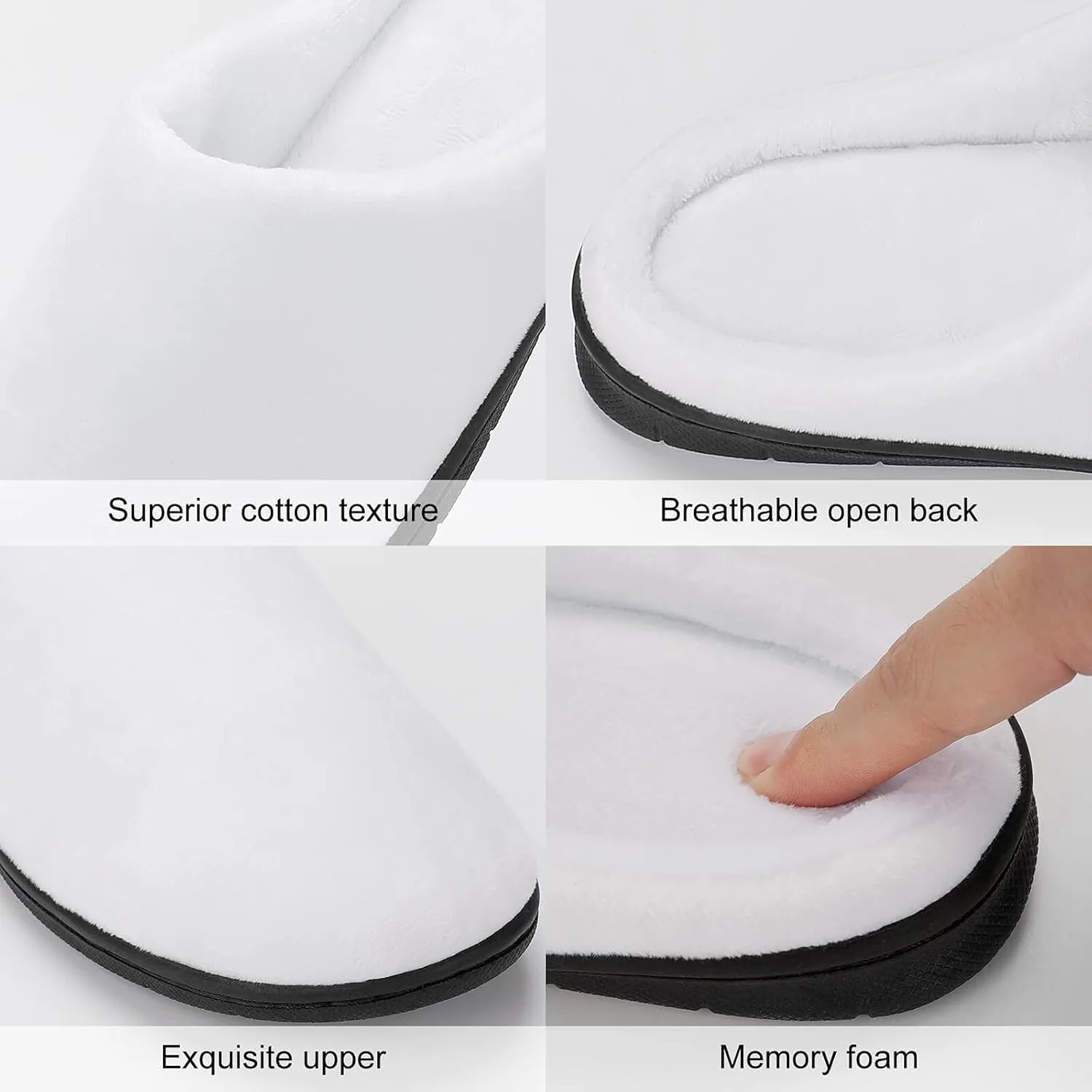 Cactus Clog Slippers For Men Non-Slip Warm House Slippers Women's Cotton Slippers Bedroom Slip-On Shoes Indoor Outdoor