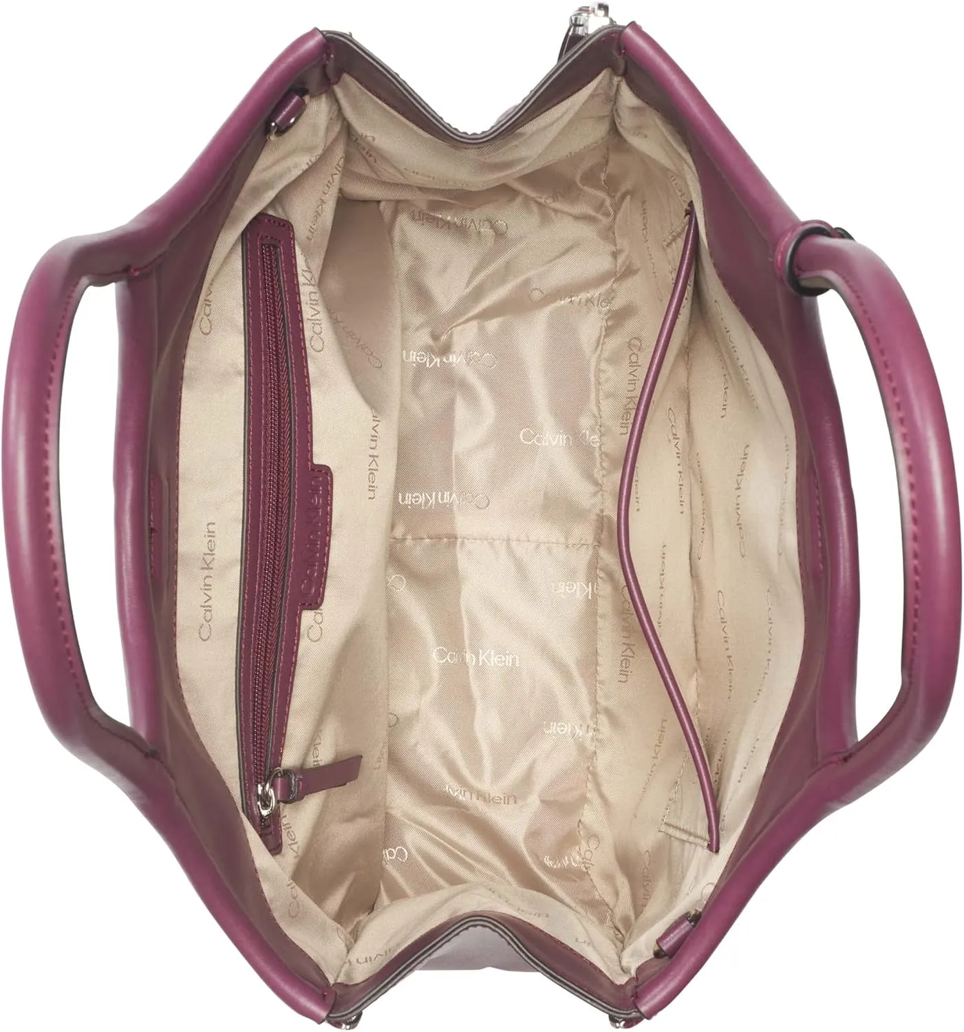 Calvin Klein Gabrianna Novelty Slim Side Zip Tote