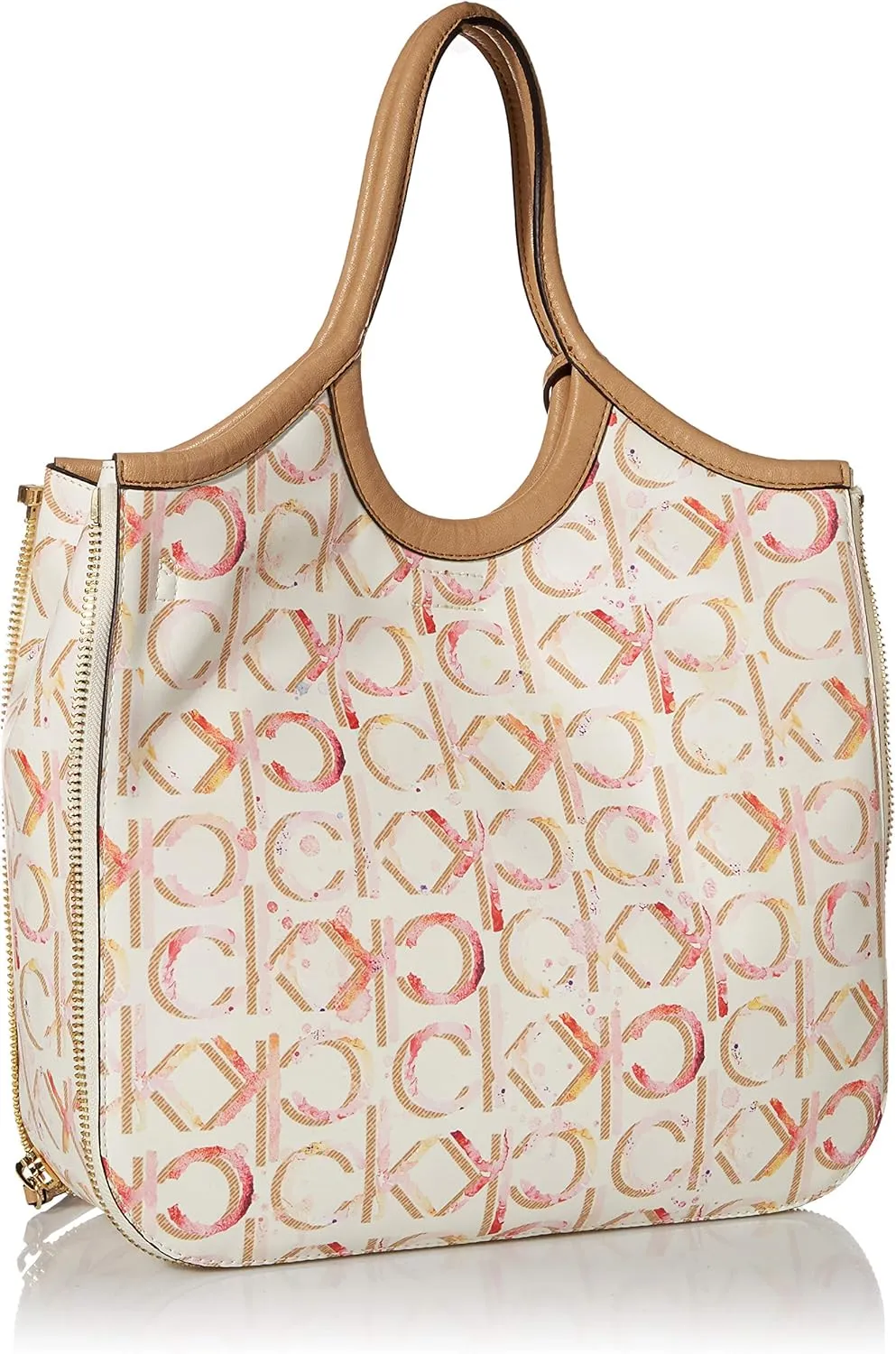 Calvin Klein Gabrianna Novelty Slim Side Zip Tote