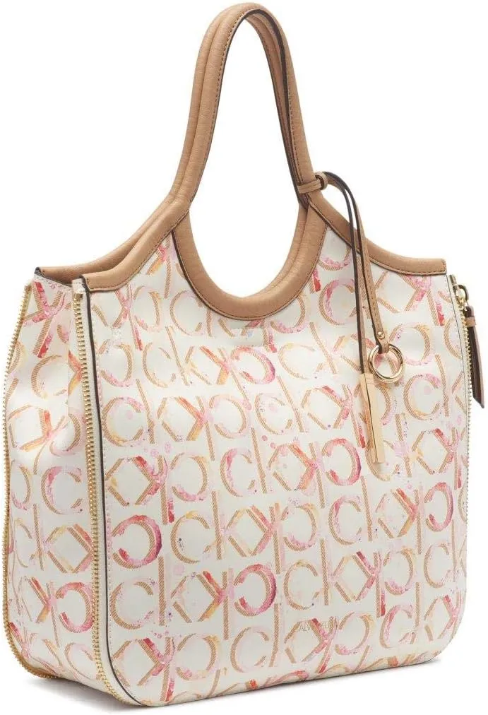 Calvin Klein Gabrianna Novelty Slim Side Zip Tote