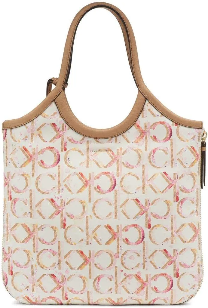 Calvin Klein Gabrianna Novelty Slim Side Zip Tote