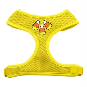 Candy Corn Design Soft Mesh Harnesses Yellow Extra Large