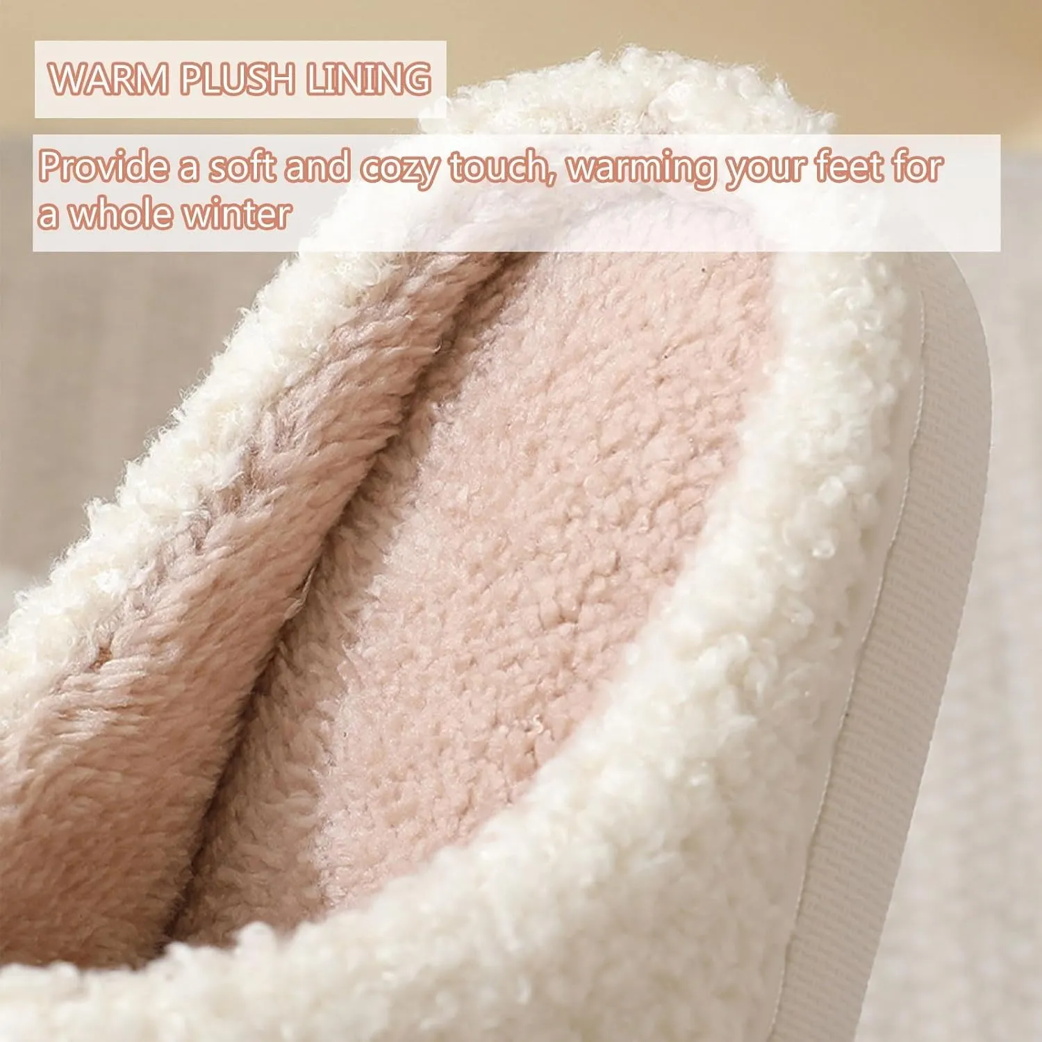 Cartoon Slippers for Women Men, Soft Fluffy Warm Lightweight Non-Slip Cute House Slippers Slip-On Cozy Indoor Outdoor Heart Meet Ne at Night Mushroom Cherry Strawberry Evil Eye Slippers