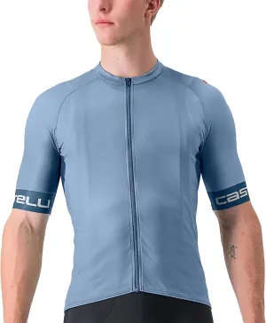 CASTELLI Men’s Entrata VI Jersey, Quarter Length Sleeve Zip Up Jersey for Aerodynamics, Gravel Biking & Race Cycling