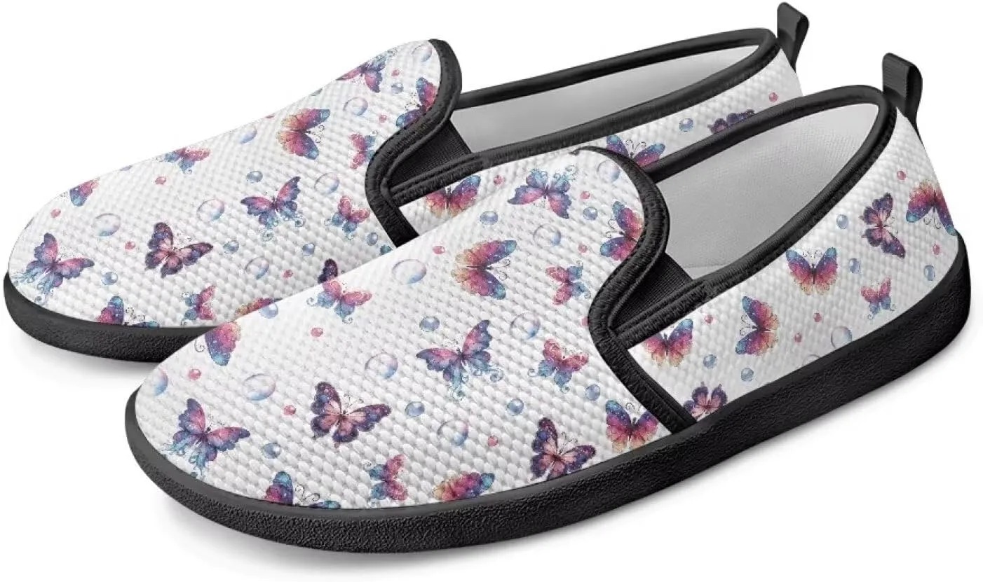 Casual Shoes for Women Comfort Low top Loafer Slip-On Ladies Soft Travel Shoes Lightweight Flats Classic Walking Shoes SizeUS 6-11