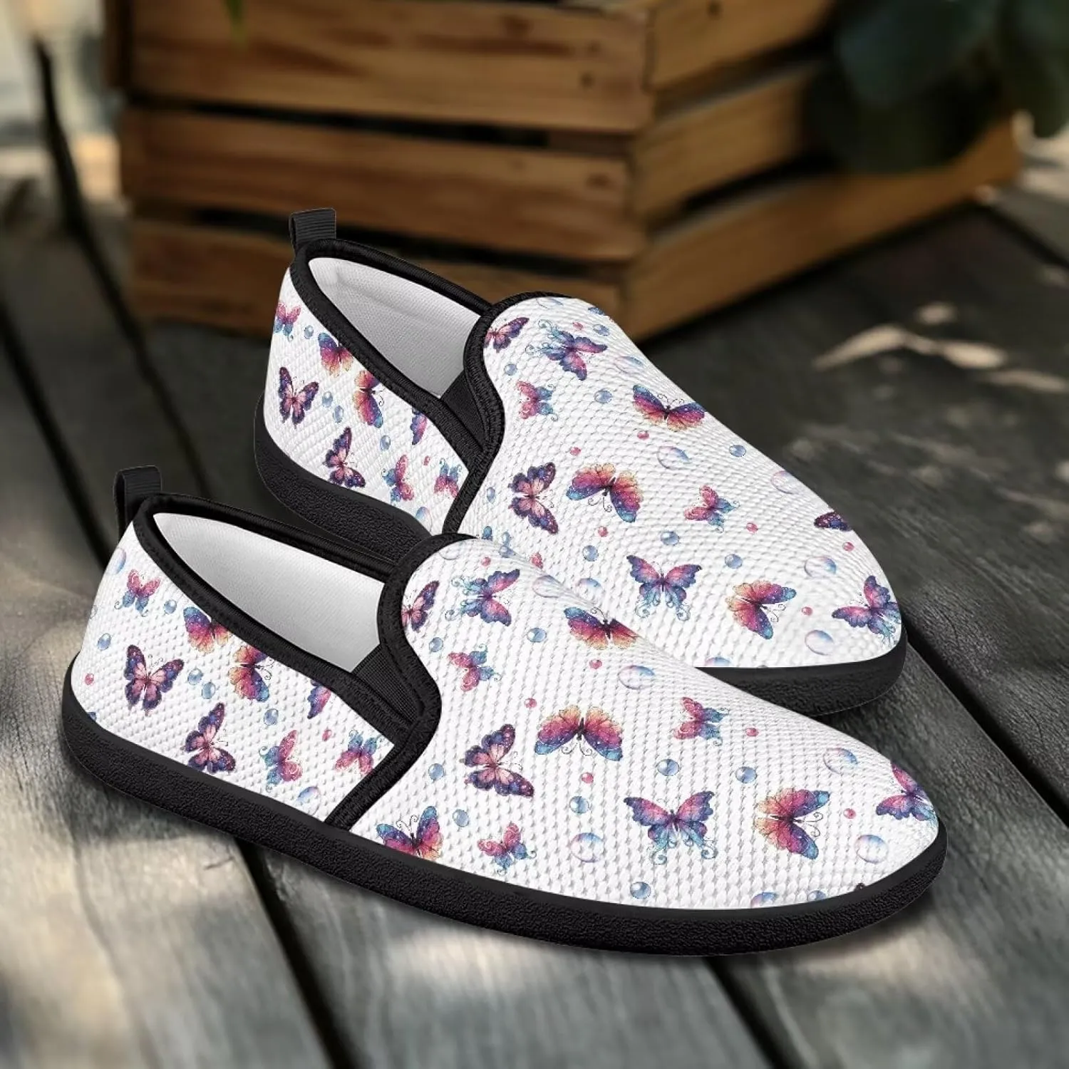 Casual Shoes for Women Comfort Low top Loafer Slip-On Ladies Soft Travel Shoes Lightweight Flats Classic Walking Shoes SizeUS 6-11
