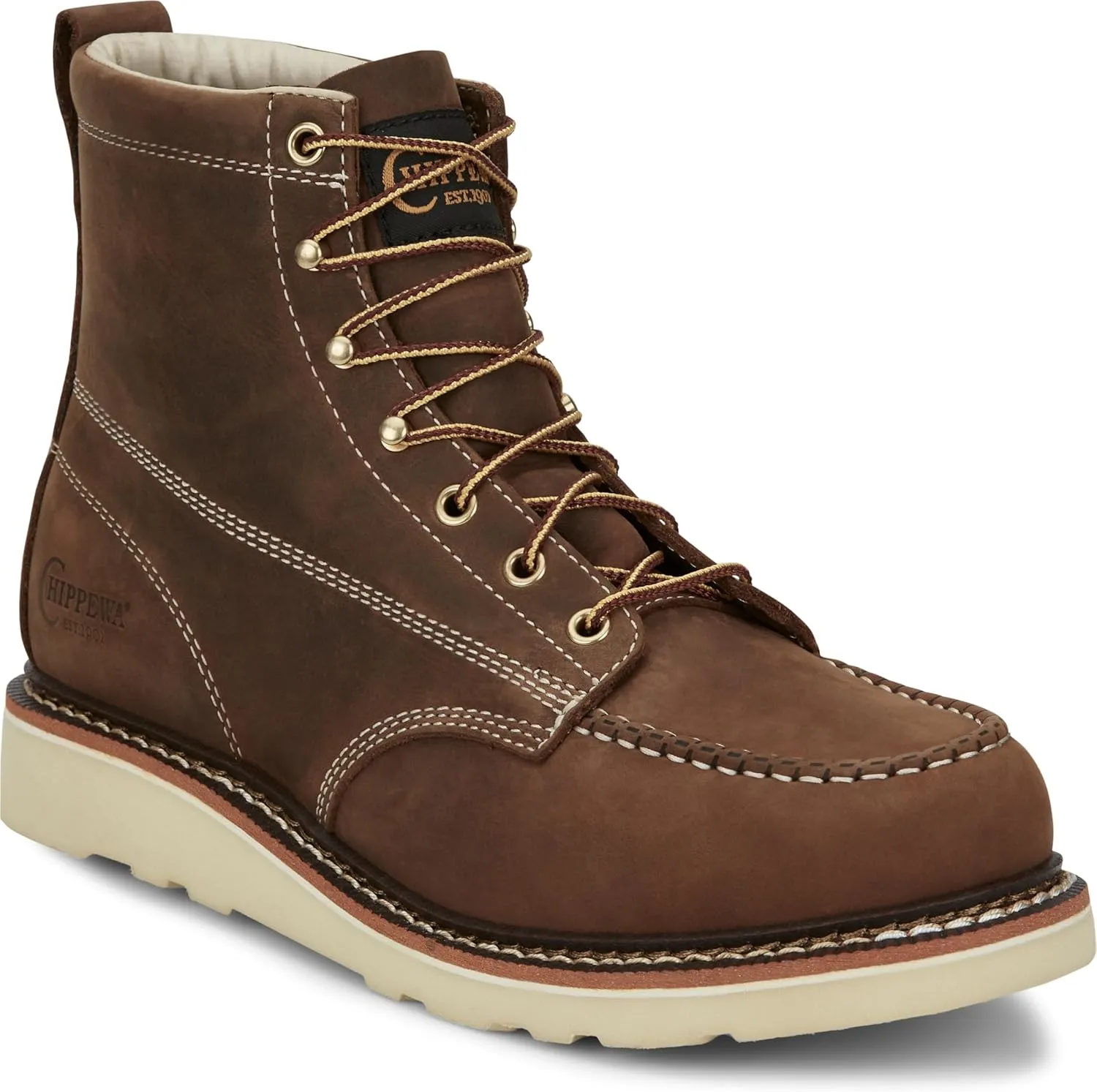 Chippewa Men's Edge Walker 6" Lace Up Wedge Work Boot