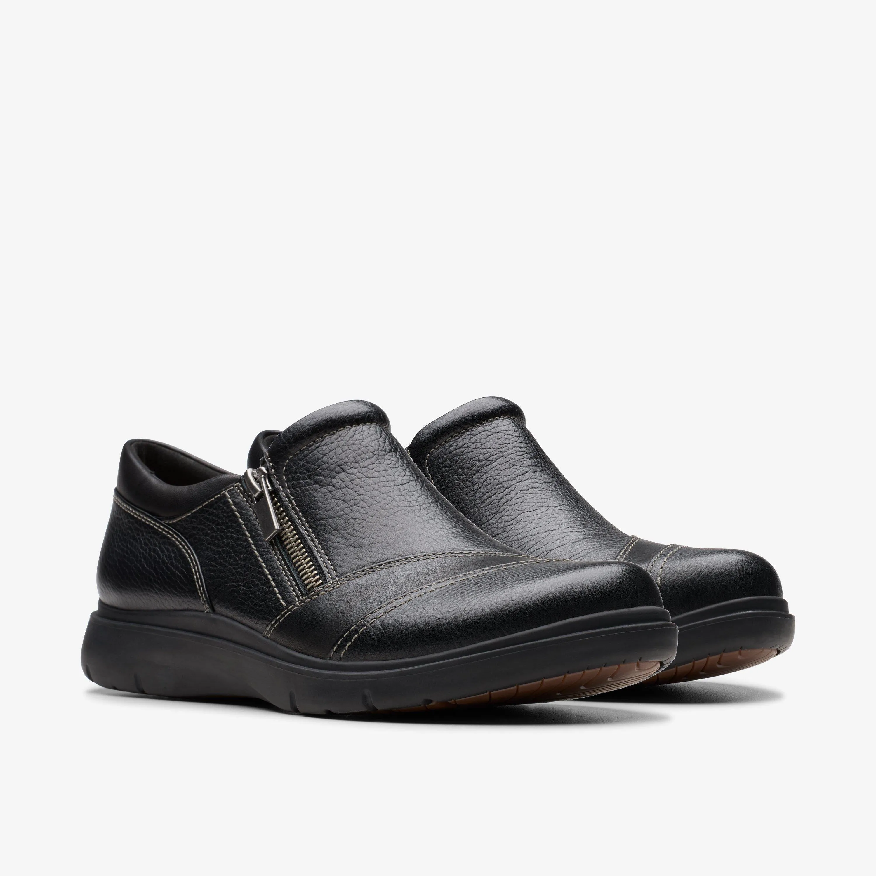 Clarks Women's Certina Pure Black Leather 26179816