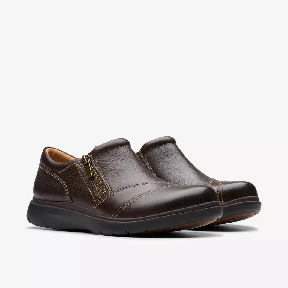 Clarks Women's Certina Pure Dark Brown Leather