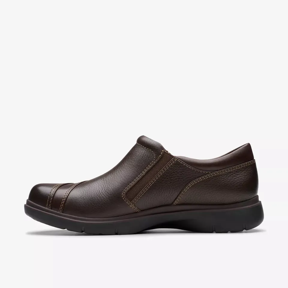 Clarks Women's Certina Pure Dark Brown Leather