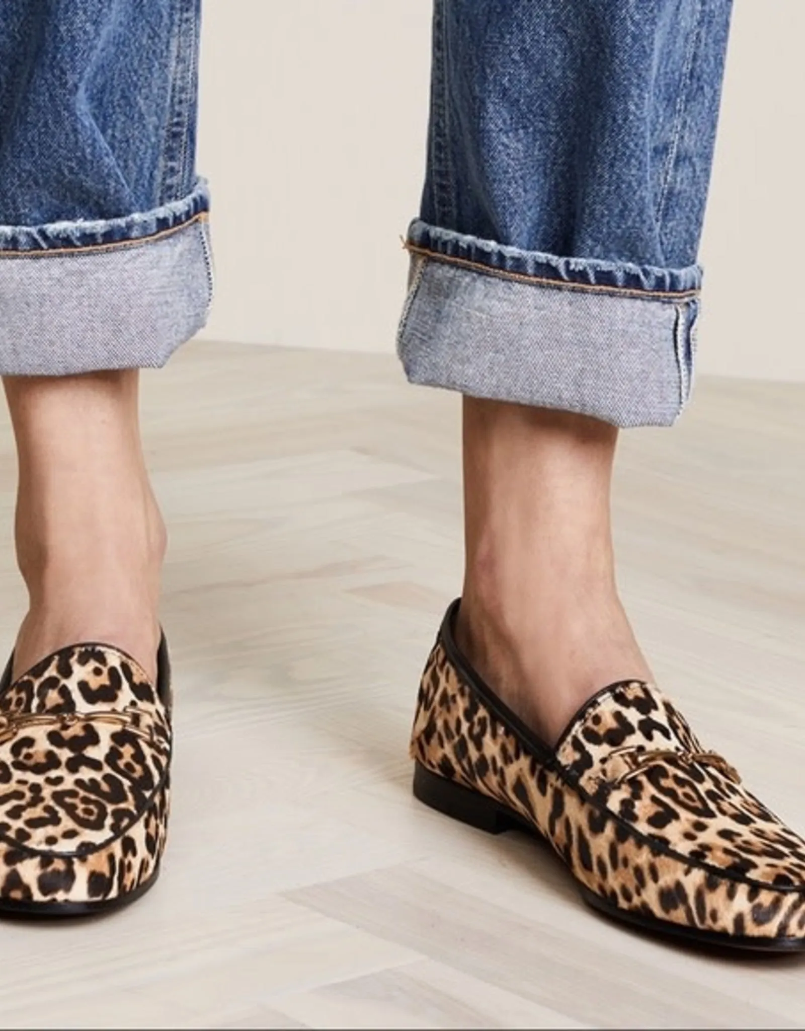Classic 11) Durable Almond Slip-on Loafer SAND Loraine Voice-controlled (SAND Sam LEOPARD, Edelman Toe LEOPARD