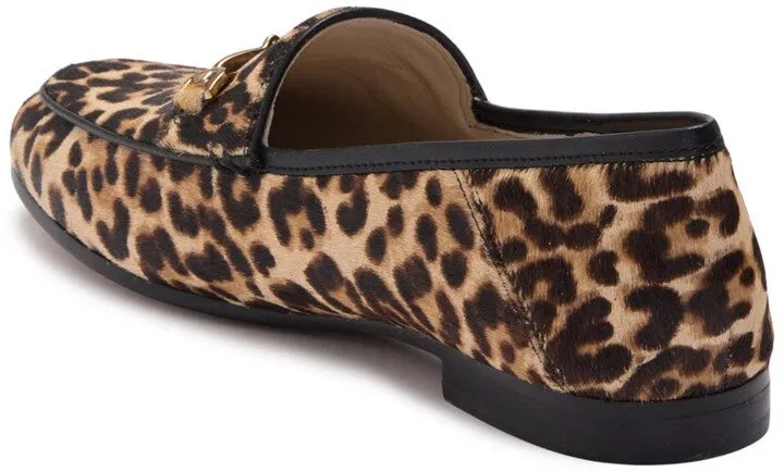 Classic 11) Durable Almond Slip-on Loafer SAND Loraine Voice-controlled (SAND Sam LEOPARD, Edelman Toe LEOPARD