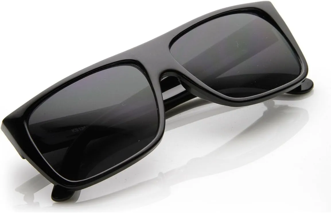 Classic Old School Eazy E Square Flat Top OG Loc Sunglasses