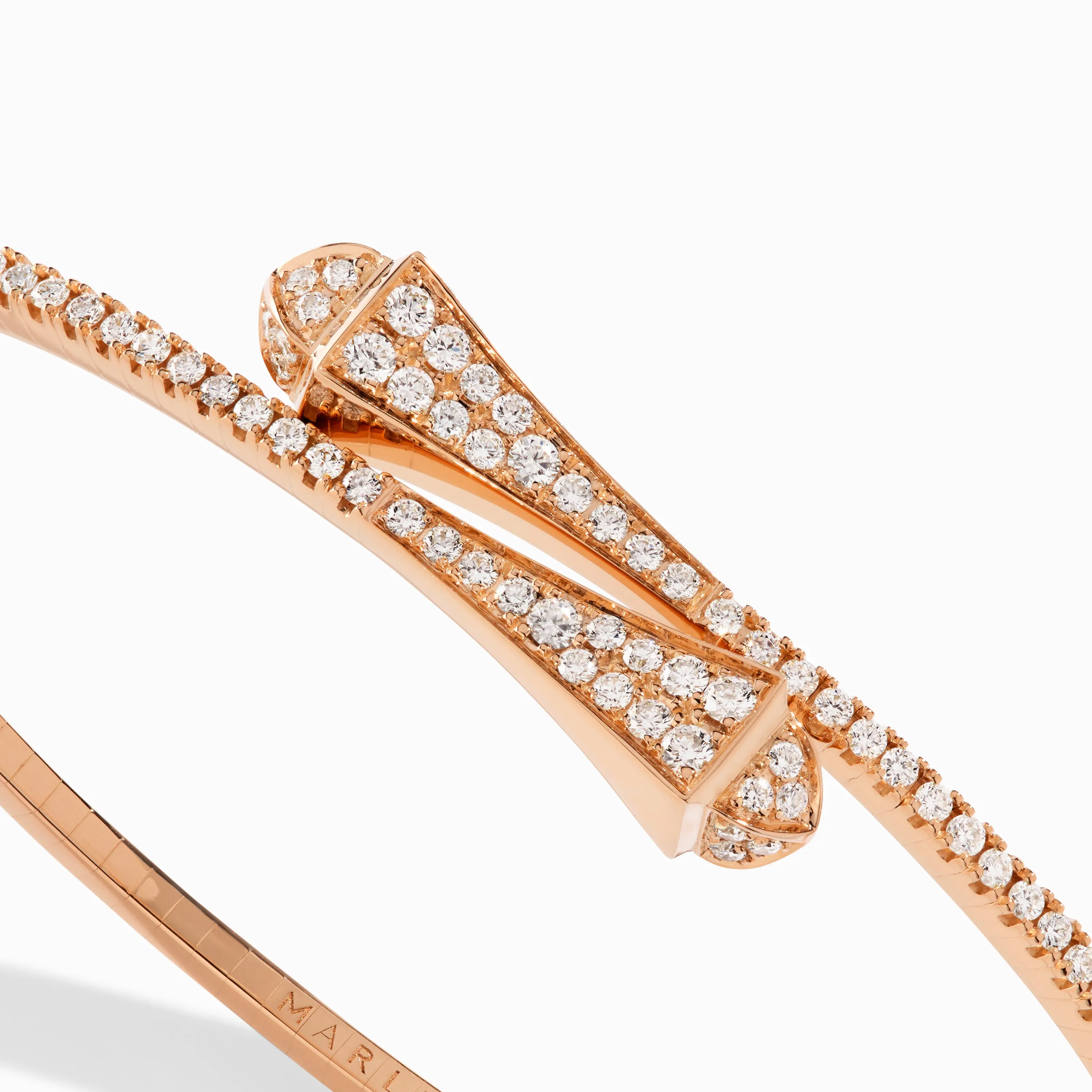 Cleo Full Diamond Slim Slip-On Bracelet