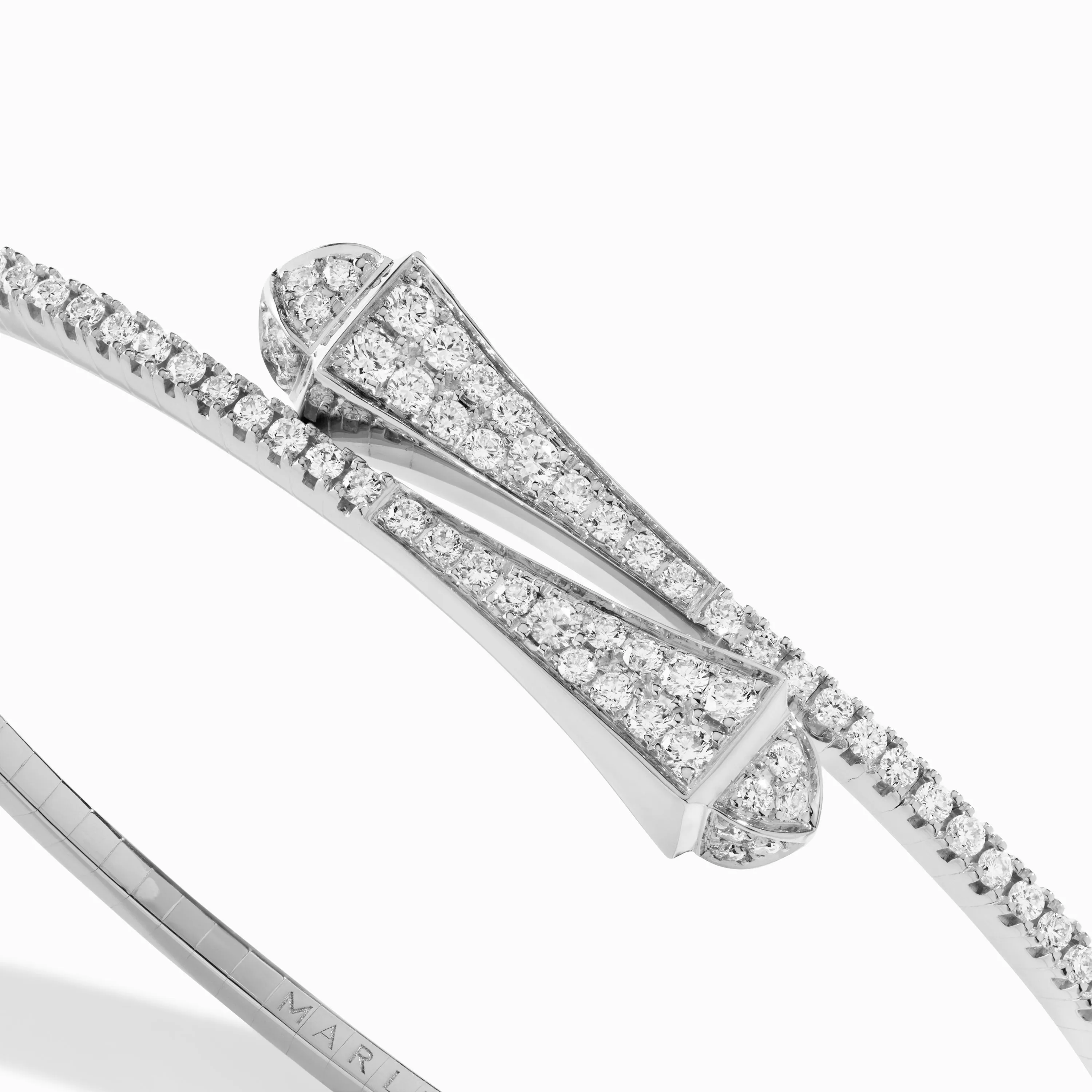 Cleo Full Diamond Slim Slip-On Bracelet