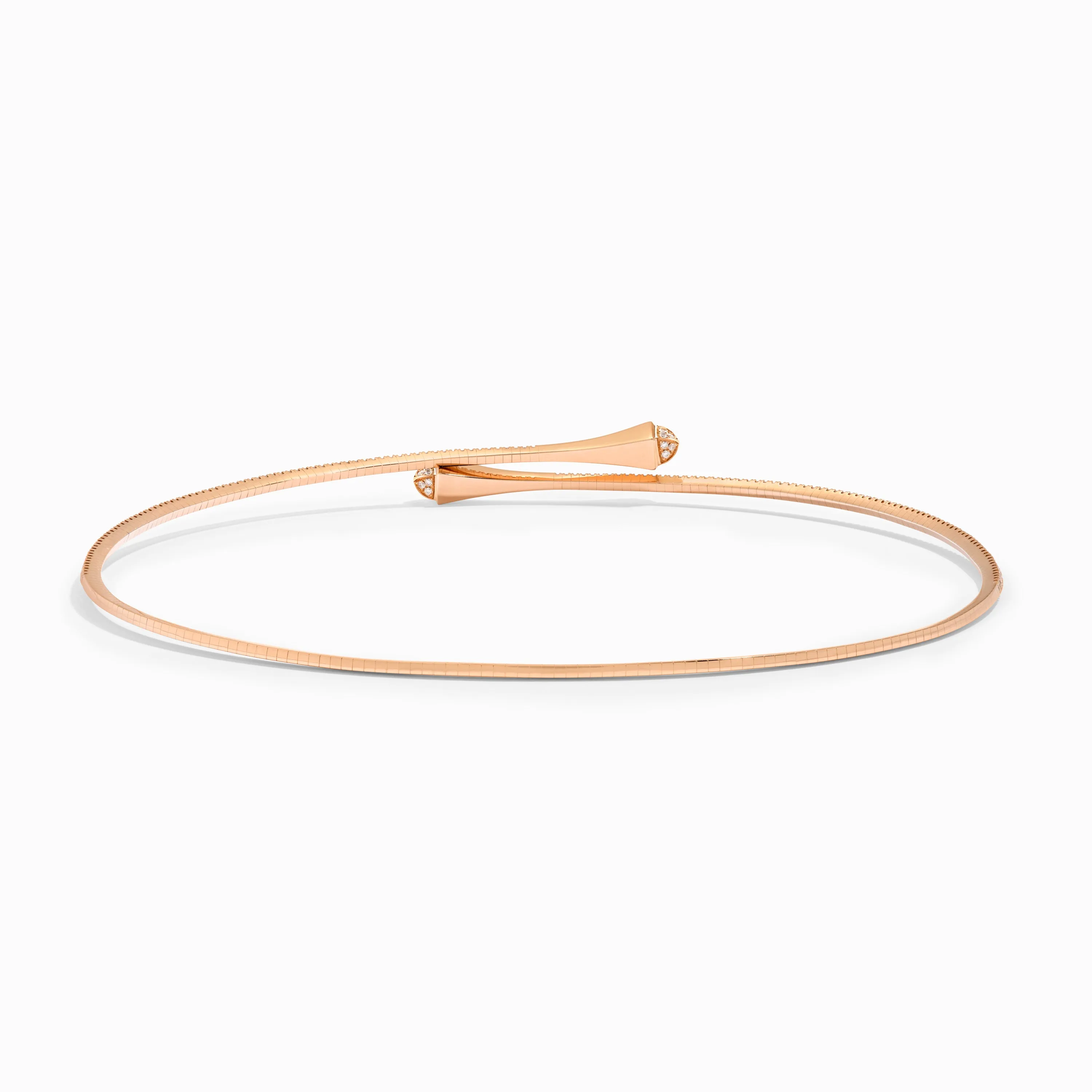 Cleo Full Diamond Slim Slip-On Necklace