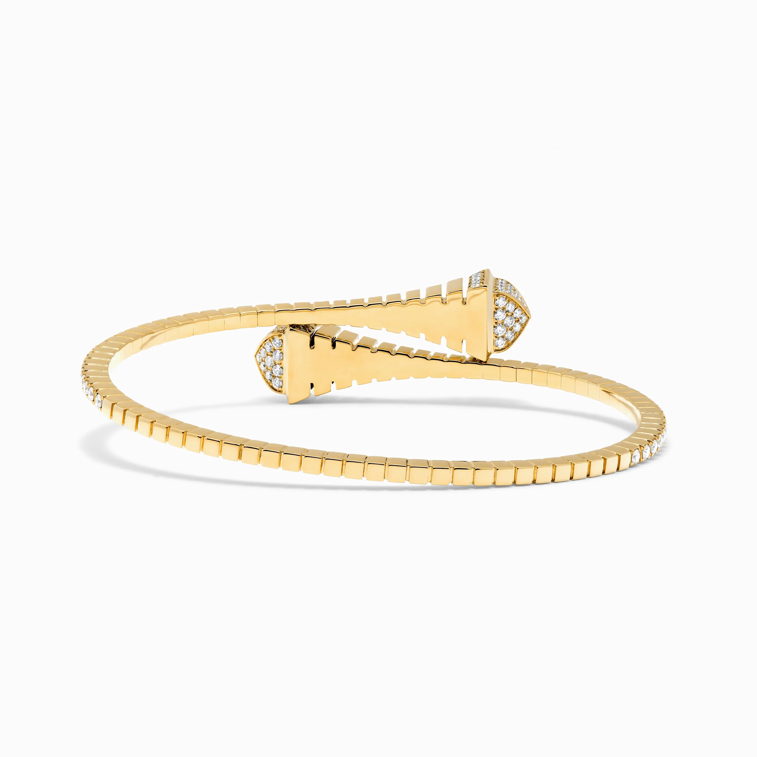 Cleo Rev Full Diamond Slim Slip-On Bracelet