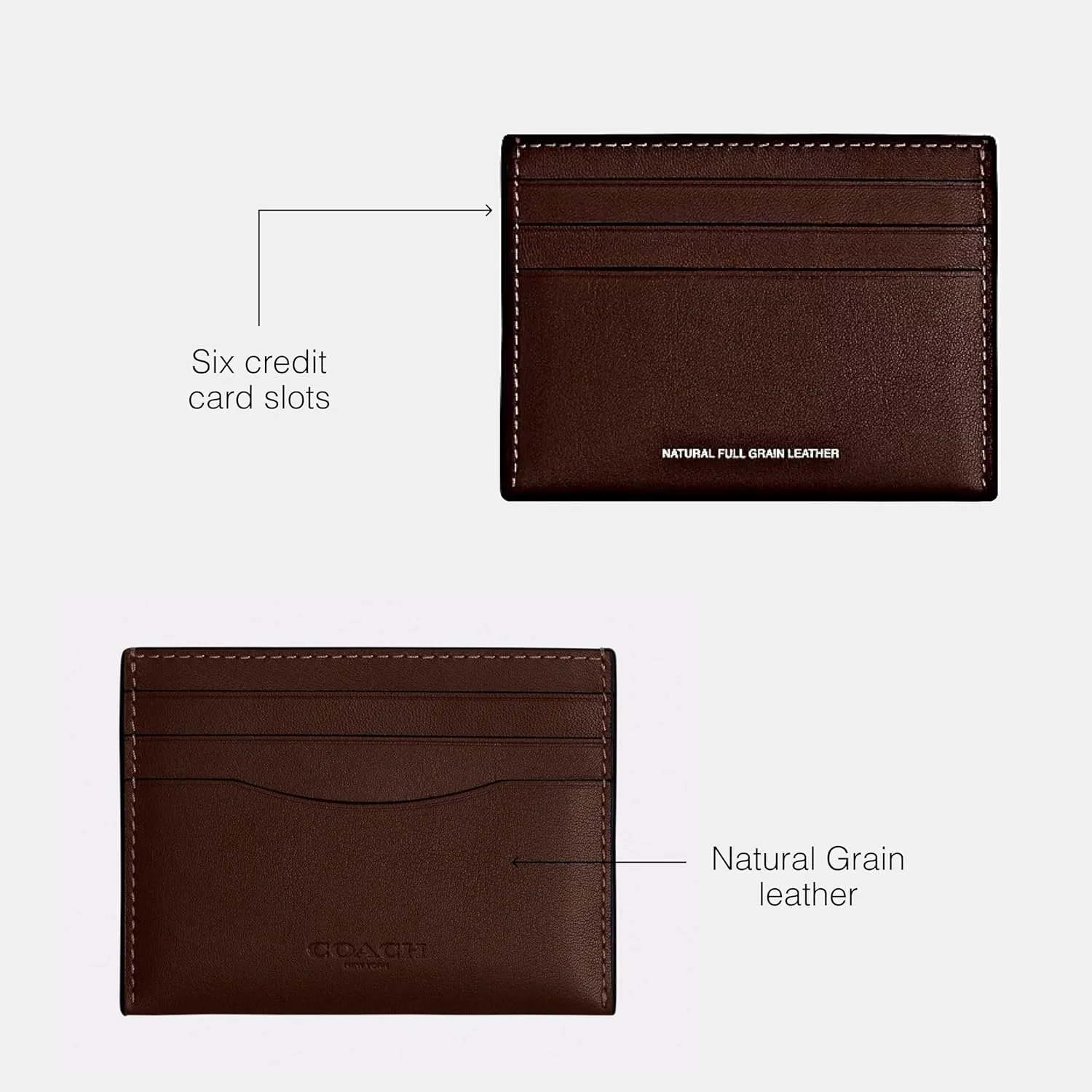 Coach Men's Flat Card CASE