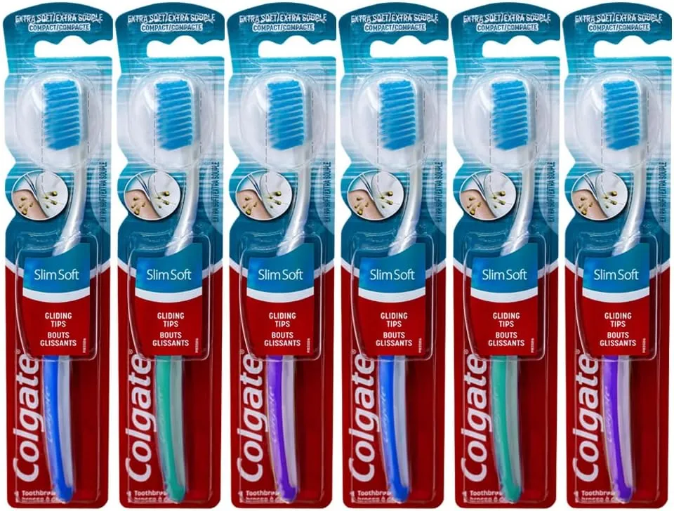 Colgate Slimsoft Toothbrush, Pack of 6