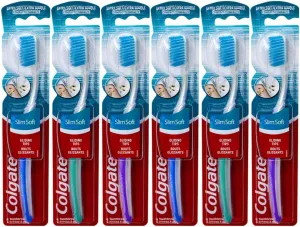 Colgate Slimsoft Toothbrush, Pack of 6