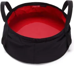 Collapsible wash Basin 8.5L Portable Outdoor Travel Foldable Folding Camping Washbasin Basin Bucket Bowl Sink Washing Bag Water Bucket Ultra-Light(Rojo)
