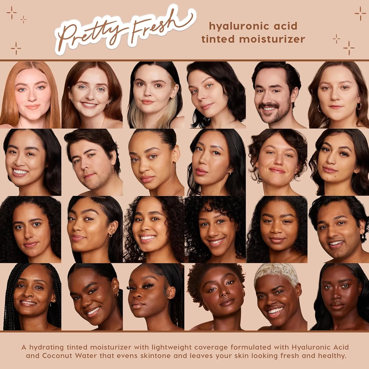 ColourPop Pretty Fresh Tinted Moisturizer - Hydrating Skin Tint with Lightweight Coverage - Formulated with Hyaluronic Acid & Coconut Water for Healthy-Looking Skin - Light 6W (1.45 oz)