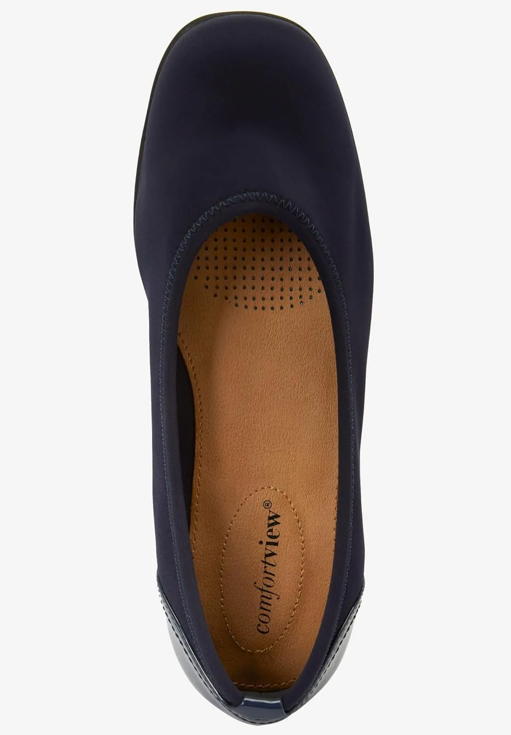 Comfortview Women's Wide Width The Lyra Flat