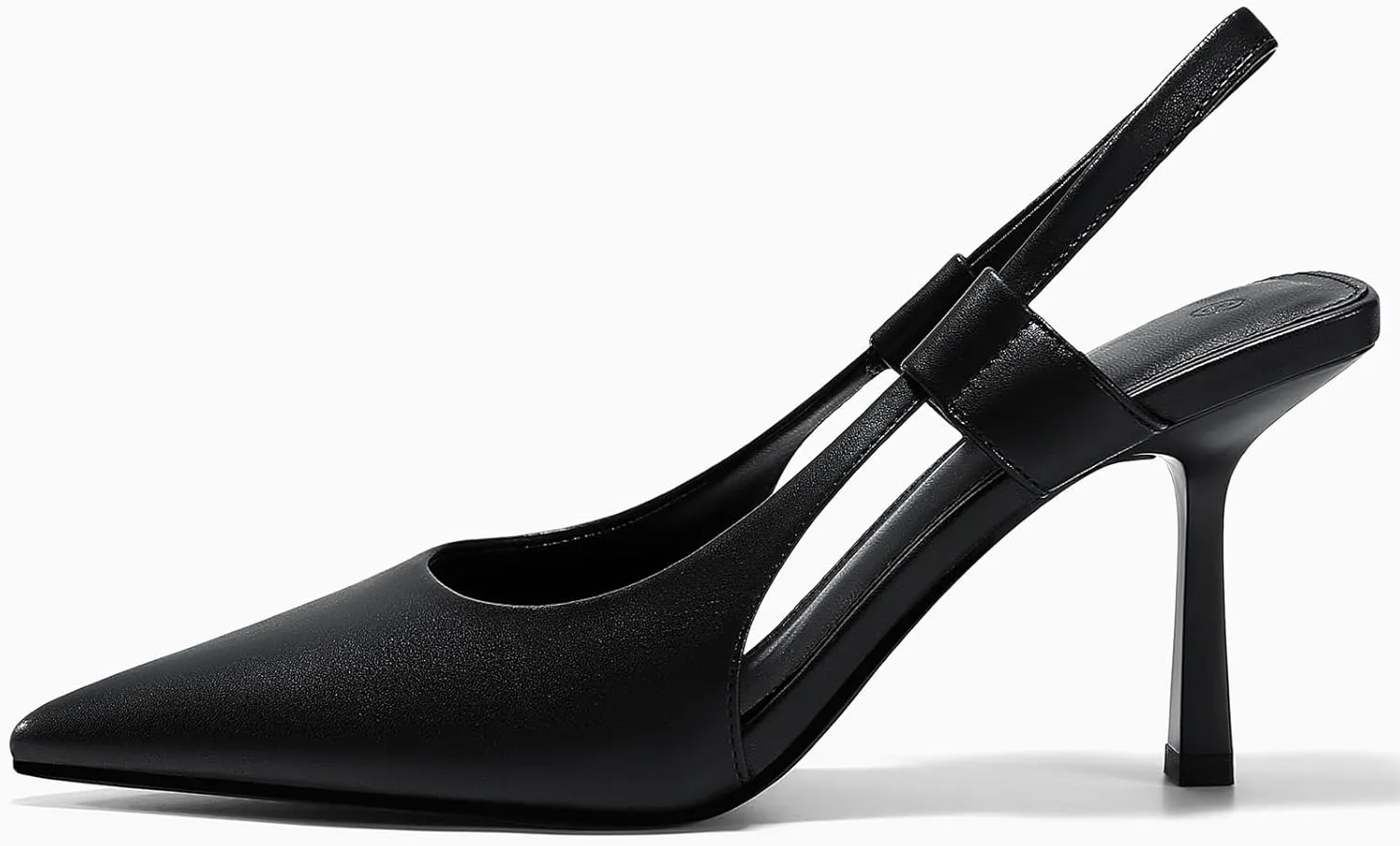 Coutgo Womens Slingback Heels Pumps Closed Pointed Toe Slip-on Kitten Heels Sandals Party Prom Dress Pump Shoes