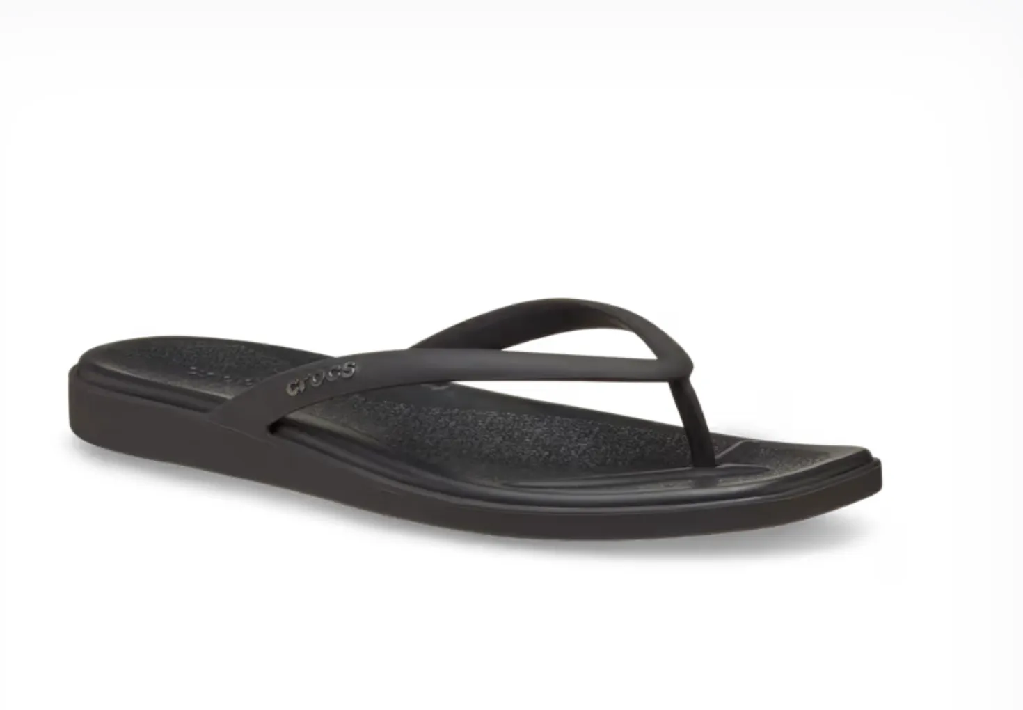 Crocs Women Miami Flip In Black (Pre-Order)