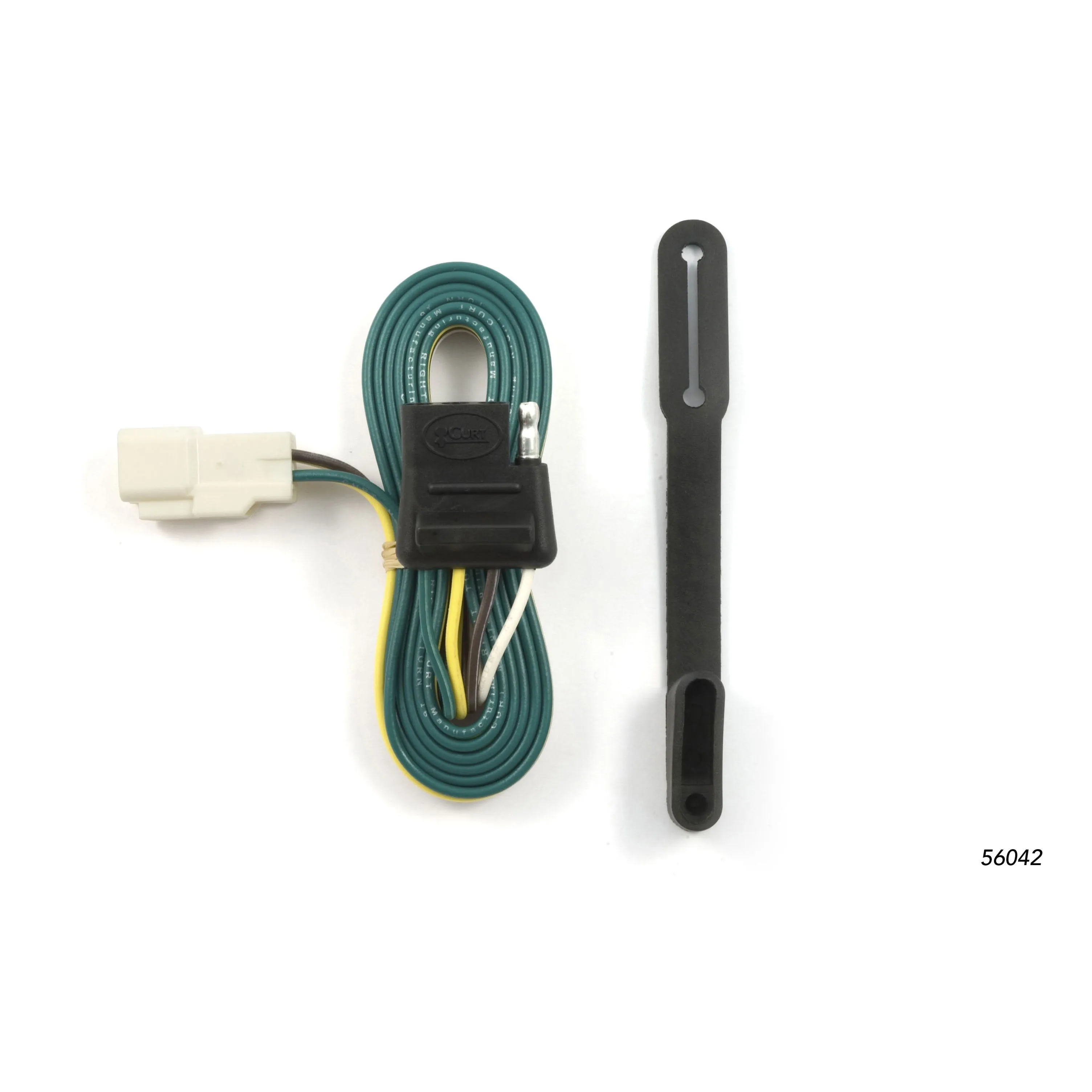 CURT 56042 Vehicle-Side Custom 4-Pin Trailer Wiring Harness, Select Toyota Highlander