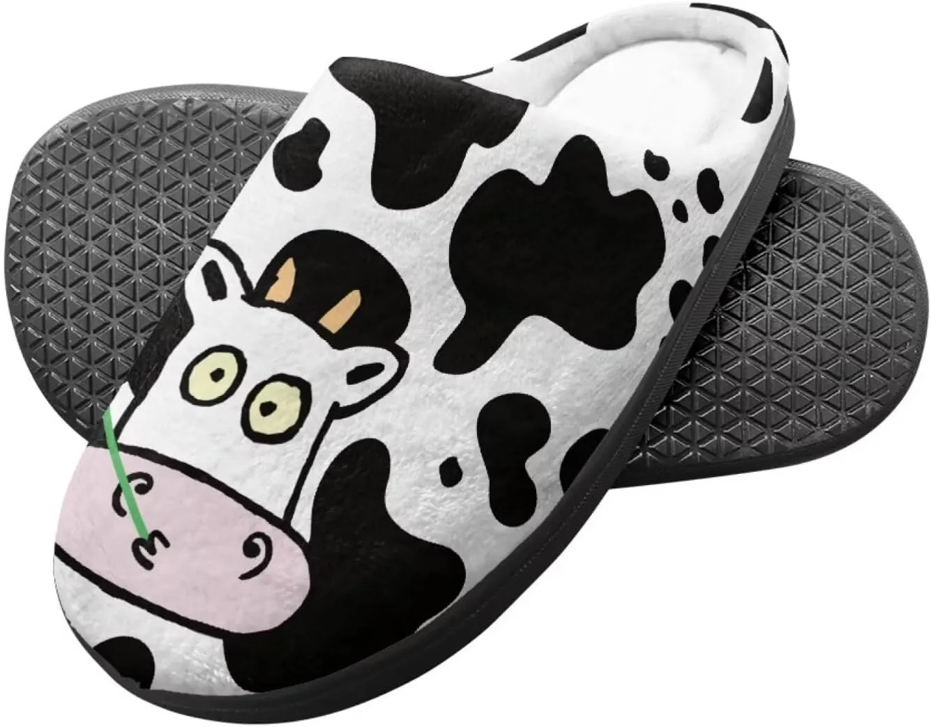 Cute Slippers for Girls Boys, Plush Non-Slip House Slippers Winter Fluffy House Shoes Cute Soft Slip-On Shoes for Indoor Outdoor