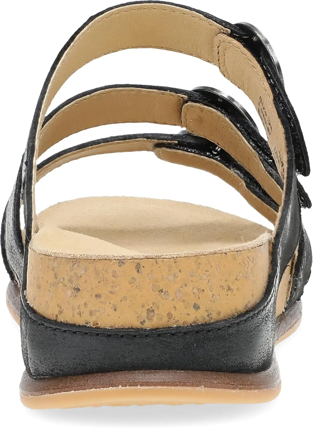 Dansko Campbell Slip-On Wedge Sandal for Women -Low Profile Wedge with Arch Support, Adjustable Fit for Walking Comfort