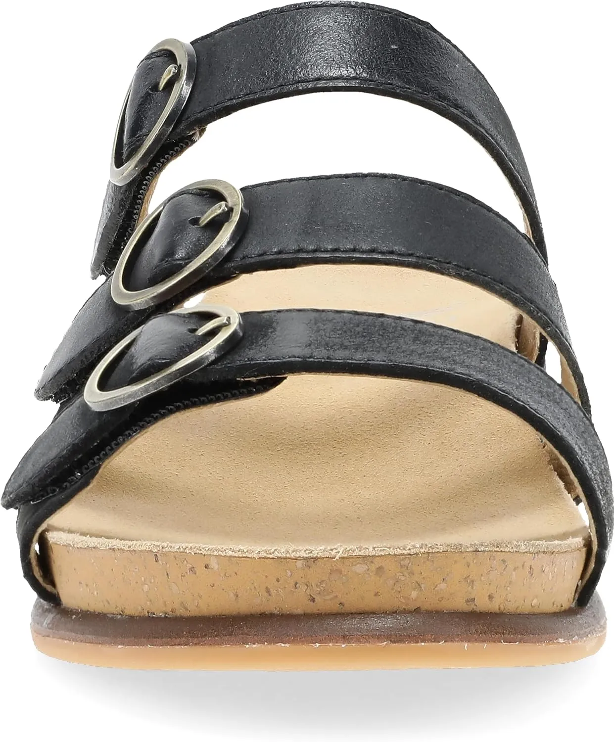 Dansko Campbell Slip-On Wedge Sandal for Women -Low Profile Wedge with Arch Support, Adjustable Fit for Walking Comfort