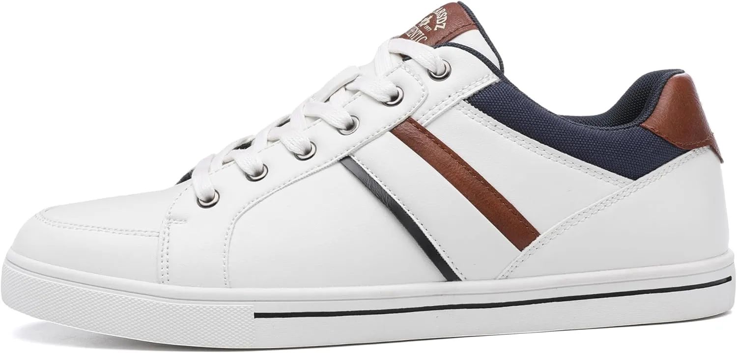 DECARSDZ Men's Fashion Dress Sneakers Classic Retro Casual Skate Shoes Breathable Sambas Walking Dress Sneaker