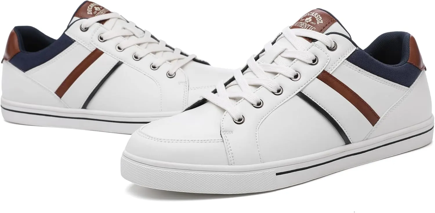 DECARSDZ Men's Fashion Dress Sneakers Classic Retro Casual Skate Shoes Breathable Sambas Walking Dress Sneaker