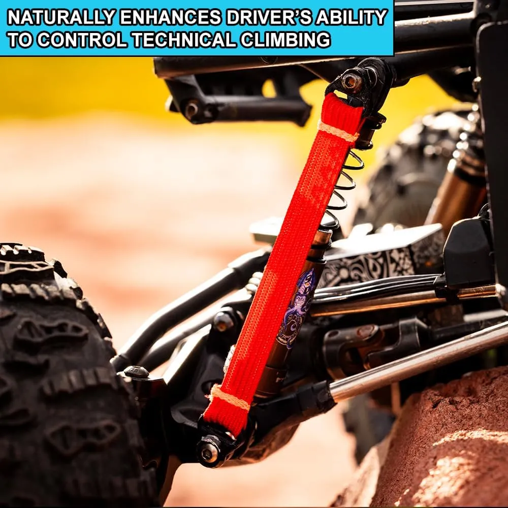 DEEZ Shock BANDZ: High-Performance Shock Bands for RC Cars & Vehicles, 2-Pack, RC Shock Absorbers for Crawlers, Improve Climbing & Control