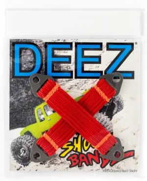 DEEZ Shock BANDZ: High-Performance Shock Bands for RC Cars & Vehicles, 2-Pack, RC Shock Absorbers for Crawlers, Improve Climbing & Control