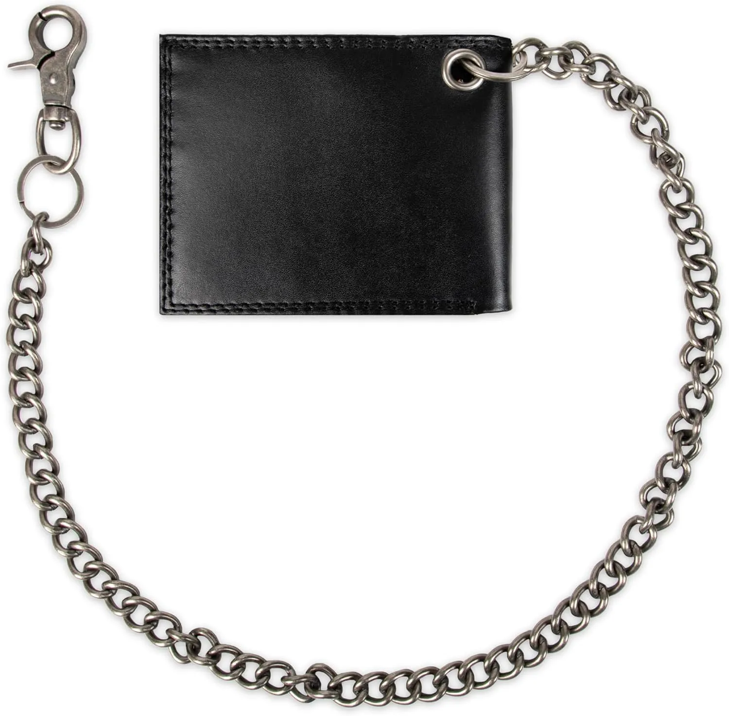 Dickies Men's Slim Everyday Leather Bifold Chain Wallet