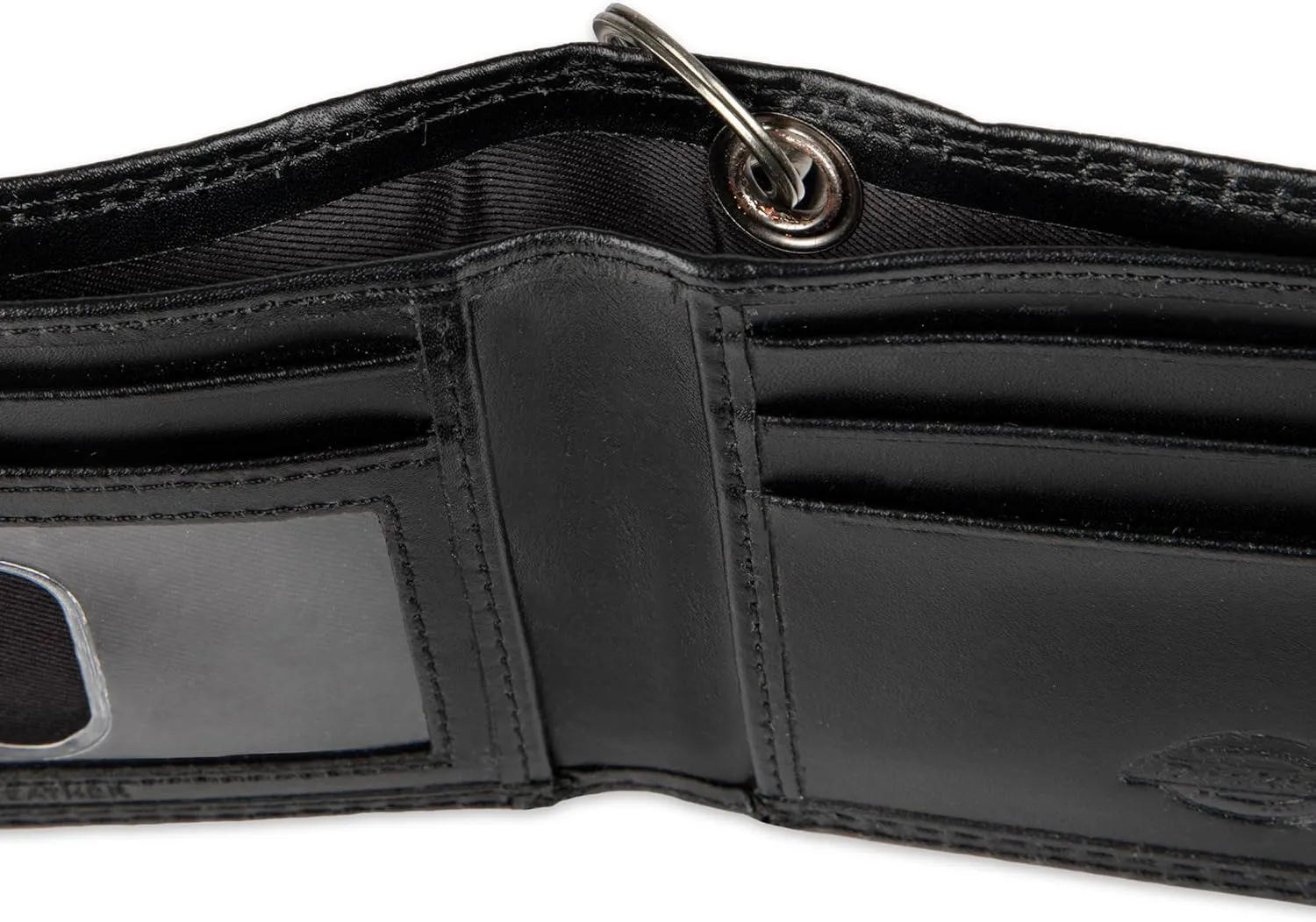 Dickies Men's Slim Everyday Leather Bifold Chain Wallet