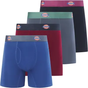 Dickies Mens Underwear 4 Pack Microfiber boxer briefs for men