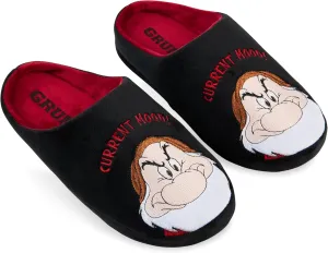 Disney Men's Slippers - Baby Yoda Indoor House Shoes Non Slip Sole - Gifts for Him