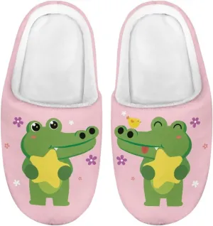 DISNIMO Kids Slippers Household Anti-Slip Indoor Outdoor Home Bedroom Slippers for Girls and Boys 9-14.5