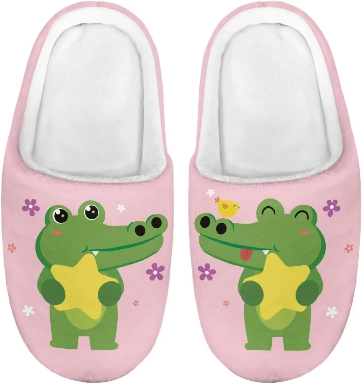 DISNIMO Kids Slippers Household Anti-Slip Indoor Outdoor Home Bedroom Slippers for Girls and Boys 9-14.5