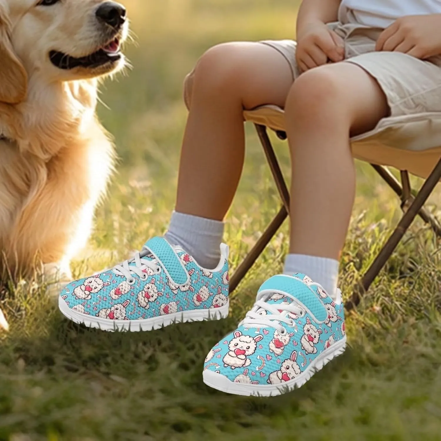 Doojoayie Slip On Shoes for Girls Soft Sole School Tennis Shoes Hook and Loop