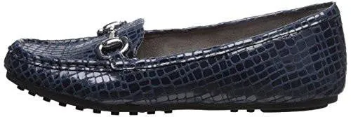 Drive Through Slipon Loafer Blue Crocodile 10 W Us