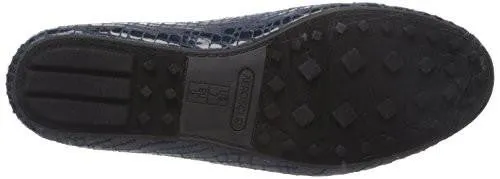 Drive Through Slipon Loafer Blue Crocodile 10 W Us