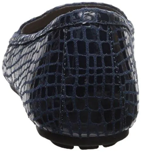 Drive Through Slipon Loafer Blue Crocodile 10 W Us