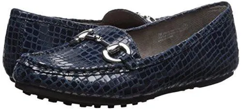 Drive Through Slipon Loafer Blue Crocodile 10 W Us