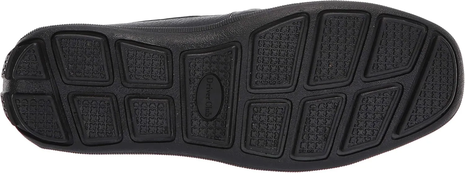 Driver Club USA Kids Boys/Girls Leather Driving Loafer with Rope Anchor Detail