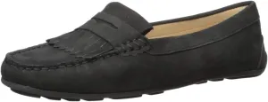Driver Club USA Women's Leather Made in Brazil Kilt Detail Driver Moc Loafer